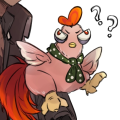 Combat Fire Cluckertoo named Blazing Fire Blast owned by Harvorast Ballahast. Art & Design by Akurosama