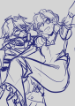 Senti carrying Cora